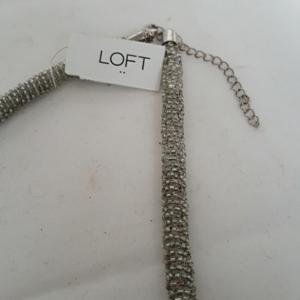 Silver Beaded Necklace Loft - Picture 4 of 4